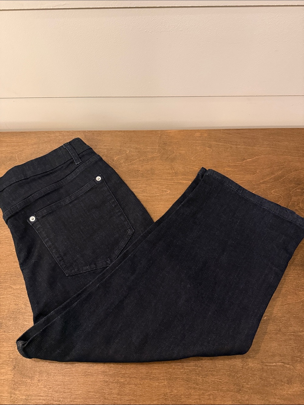 Denim&Co Dark Indigo Straight Leg Jeans